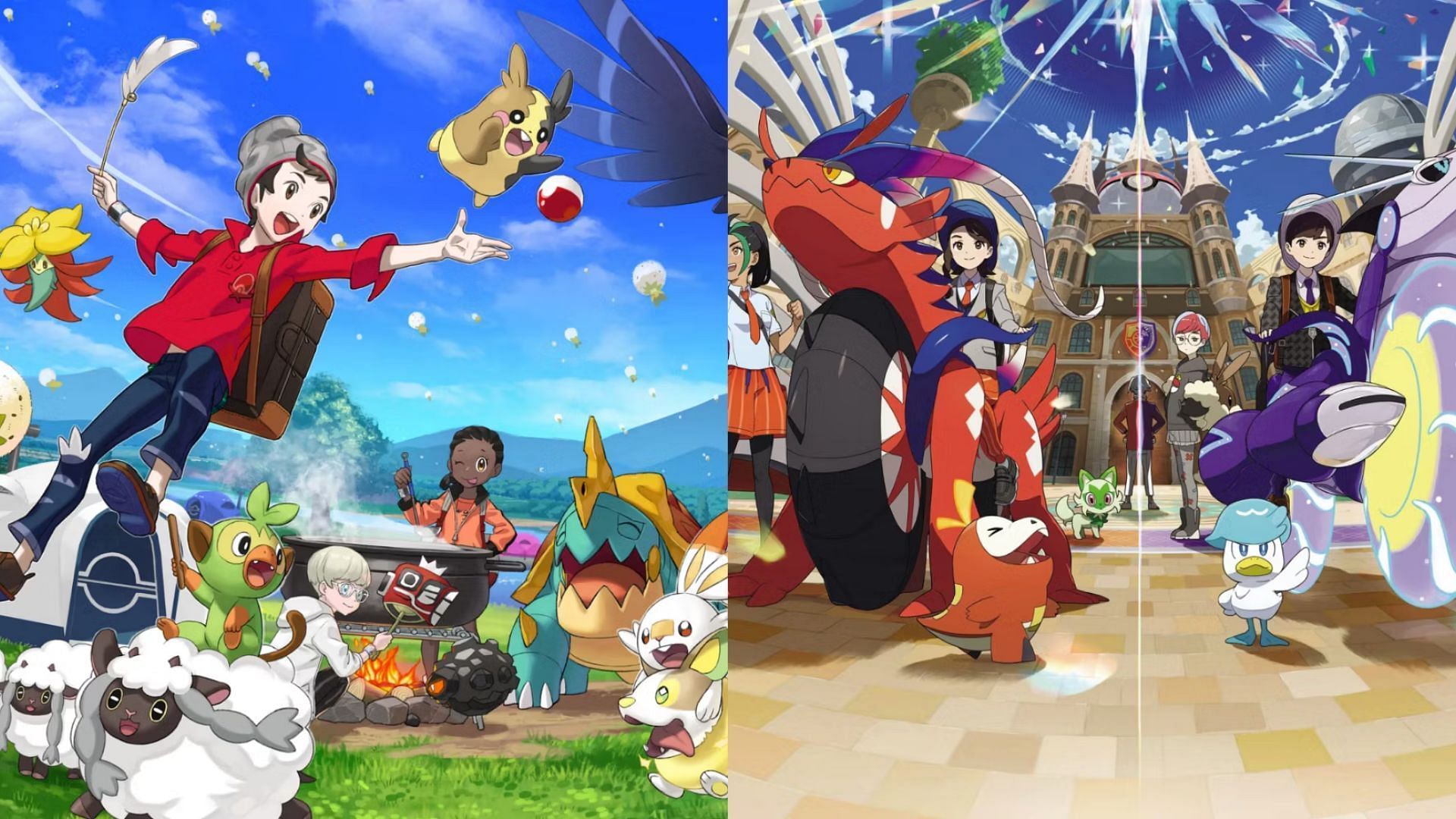 Pokemon Legends VS Pokemon Sword & Shield Graphics Comparison 