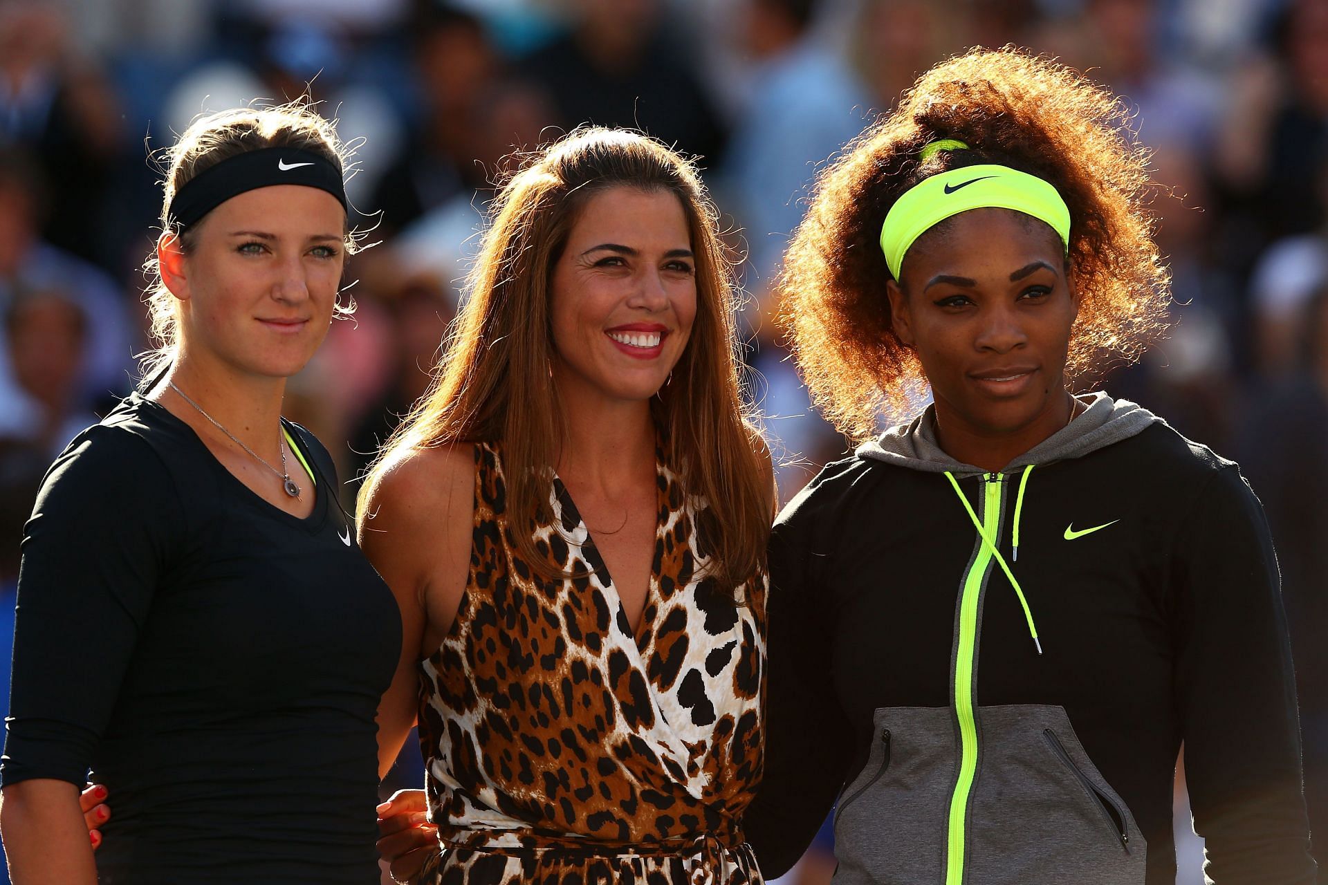 Jennifer Capriati with Serena Williams and Victoria Azarenka