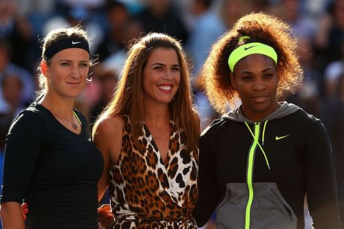 Jennifer Capriati with Serena Williams and Victoria Azarenka