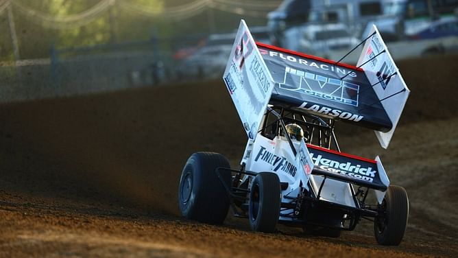 Kyle Larson wins Brad Doty Classic at Attica with World of Outlaws