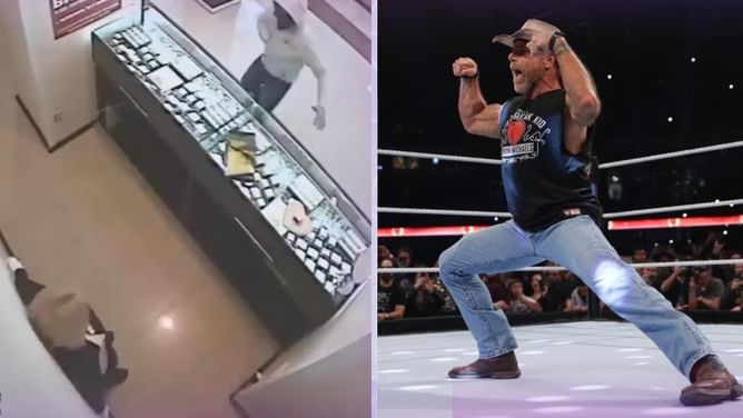 [VIDEO] Hall of Famer Shawn Michaels' WWE move saves store from a real-life old robbery
