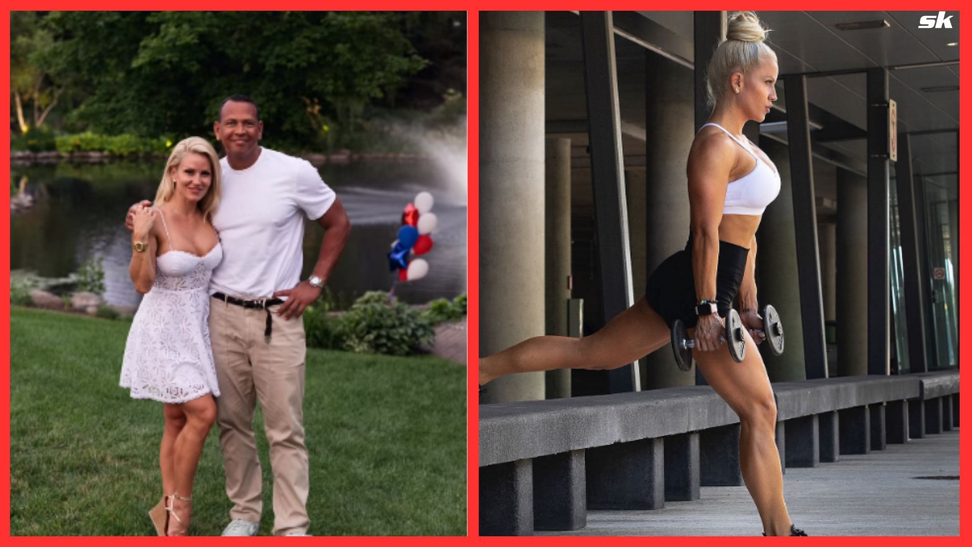  Alex Rodriguez and his girlfriend Jaclyn flaunt fitness prowess with poolside workout sesh
