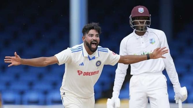 WI vs IND - वेस्टइंडीज के खिलाफ 5 विकेट चटकाने के बाद मोहम्मद सिराज ने दिया बड़ा बयान
