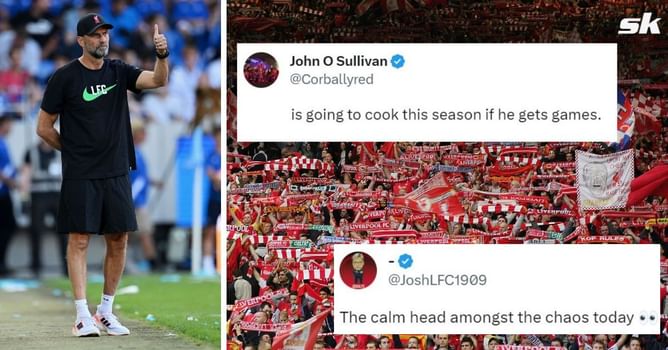 “Calm head amongst the chaos today”, “You rock my world” – Liverpool fans impressed by 24-year-old in pre-season draw against Greuther Furth