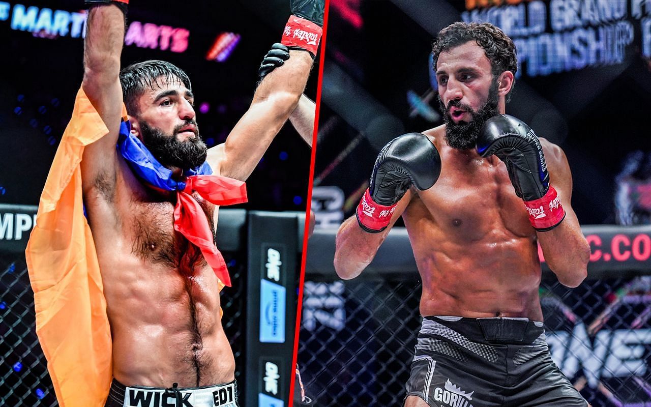 Marat Grigorian (Left) faces Chingiz Allazov (Right) at ONE Fight Night 13