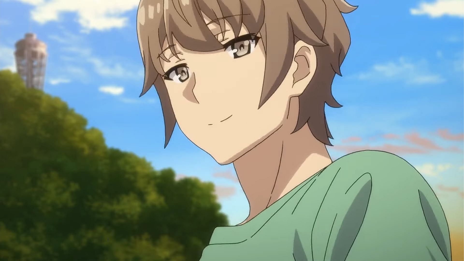 Anime boy, teen, smile, short hair, hair colour red - SeaArt AI