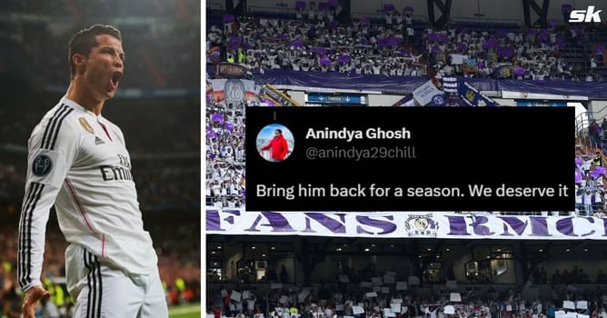 "Bring him back for a season", "Ronaldo, not human" - Real Madrid fans react as club posts Cristiano Ronaldo goal compilation on Twitter