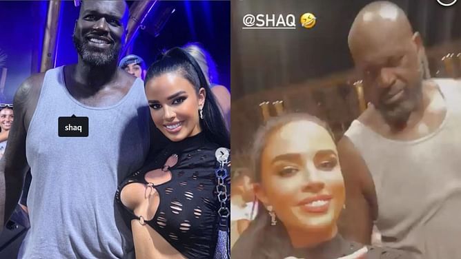 "Once you go Shaq you can't go back" - Shaquille O'Neal partying with Ivana Knoll in Mykonos has NBA fans buzzing