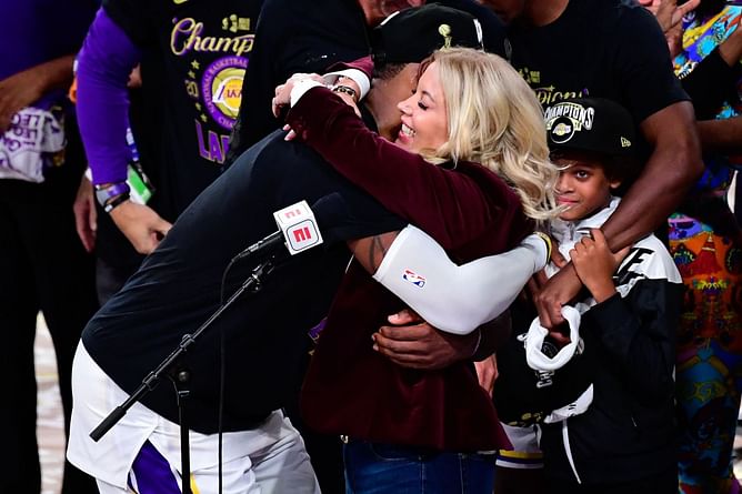 "He was true to his word"- Jeanie Buss is grateful that LeBron James stuck by his statement and trusted the Lakers front office
