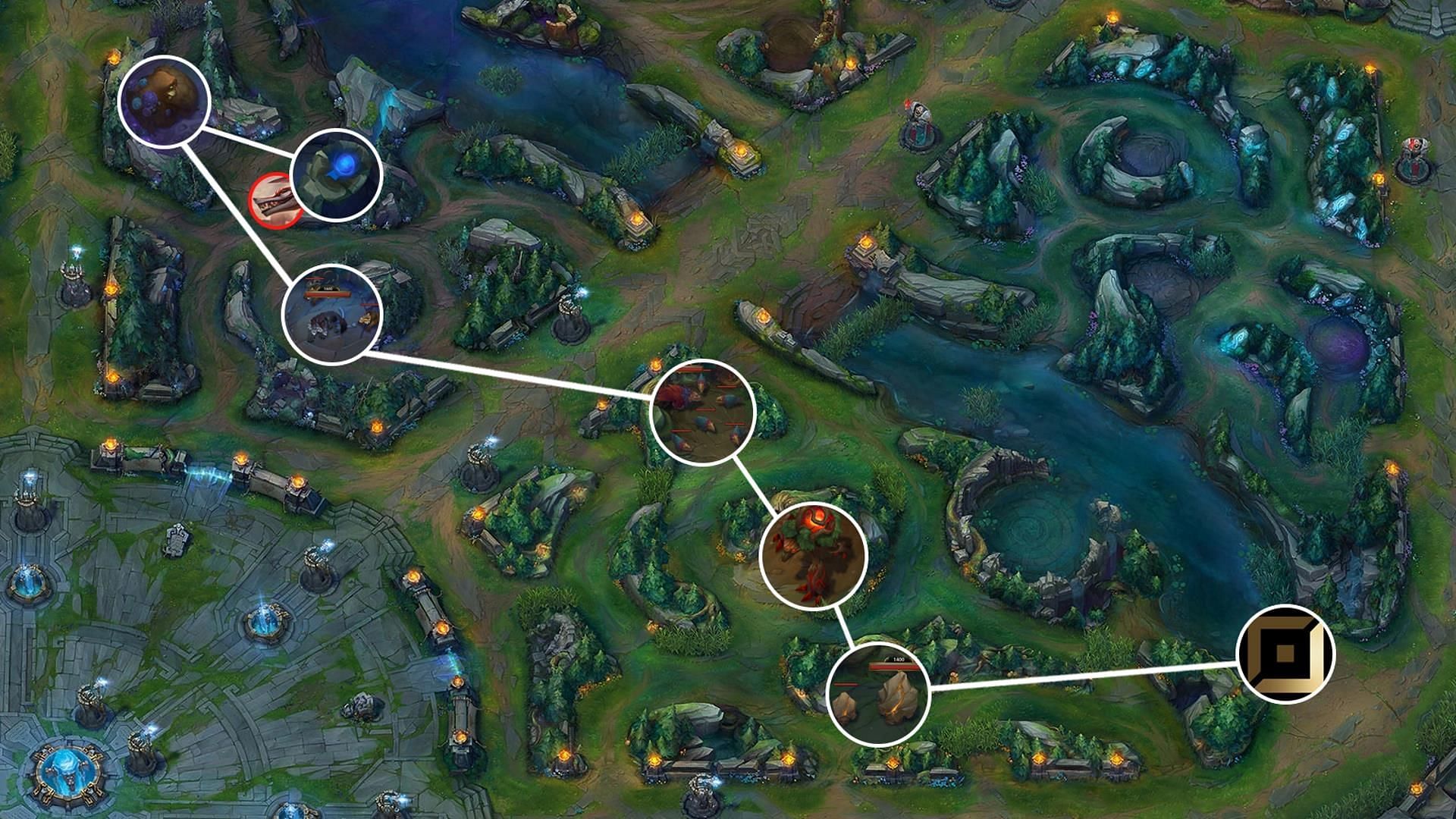 Pro Vi jungle path, S13 jg routes, clearing guide and build