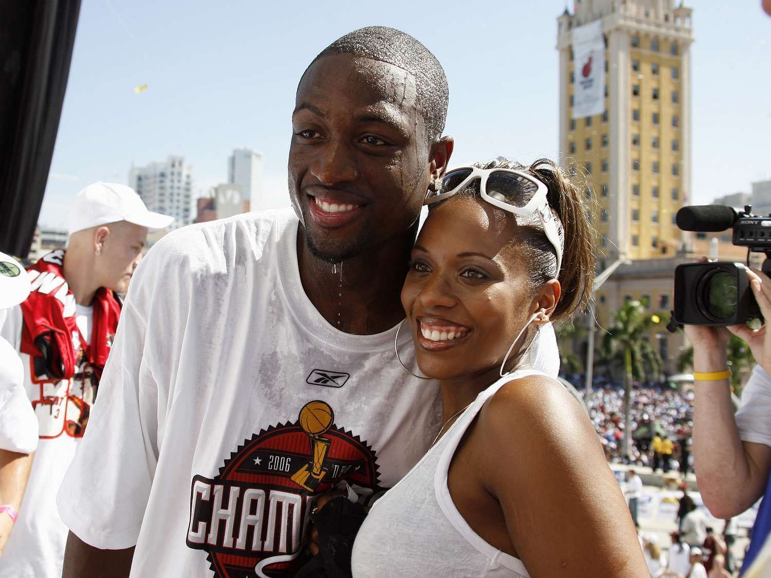 Dwyane Wade and his first wife