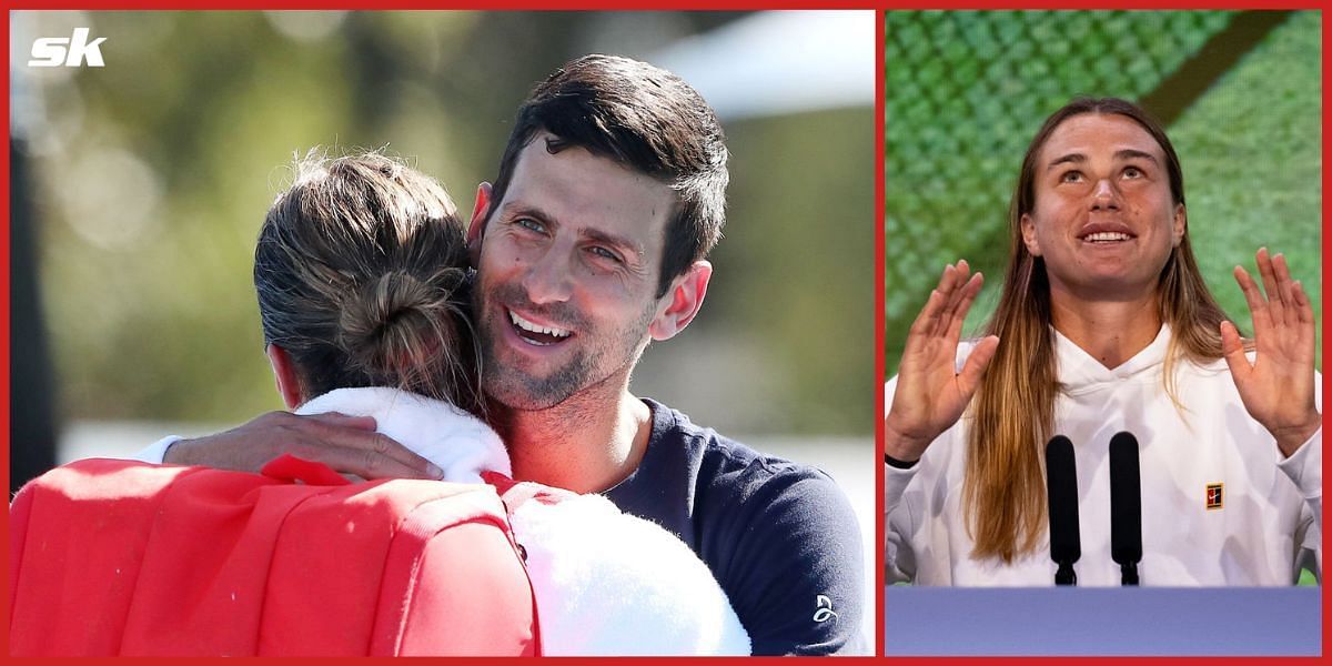 Aryna Sabalenka spoke about her friendship with Novak Djokovic in her latest media interaction.