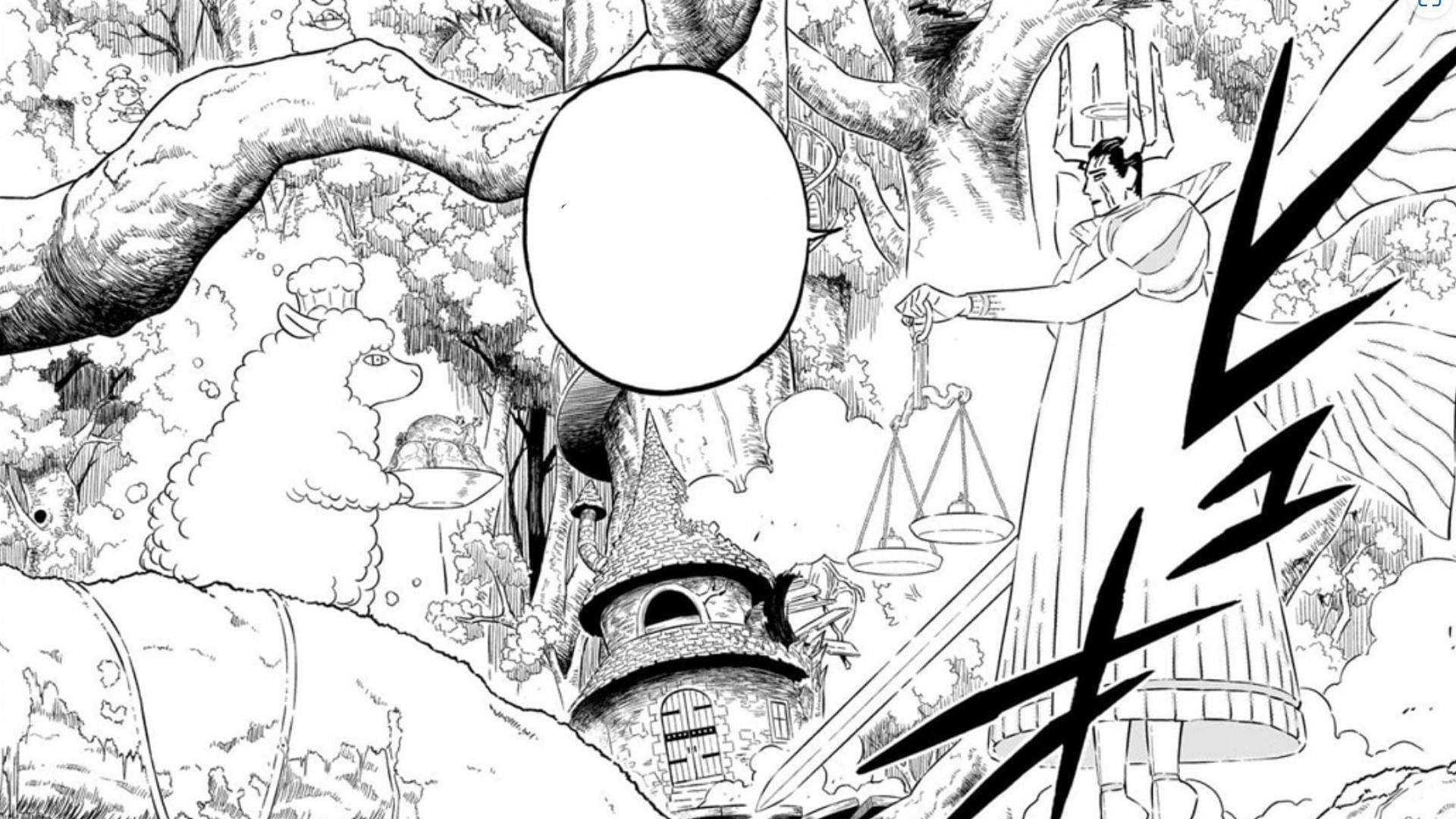 Grey and Damnatio in Black Clover chapter 364 (Image via Shueisha)