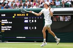 Two things that stood out in Jannik Sinner's 4R win over Daniel Elahi Galan at Wimbledon