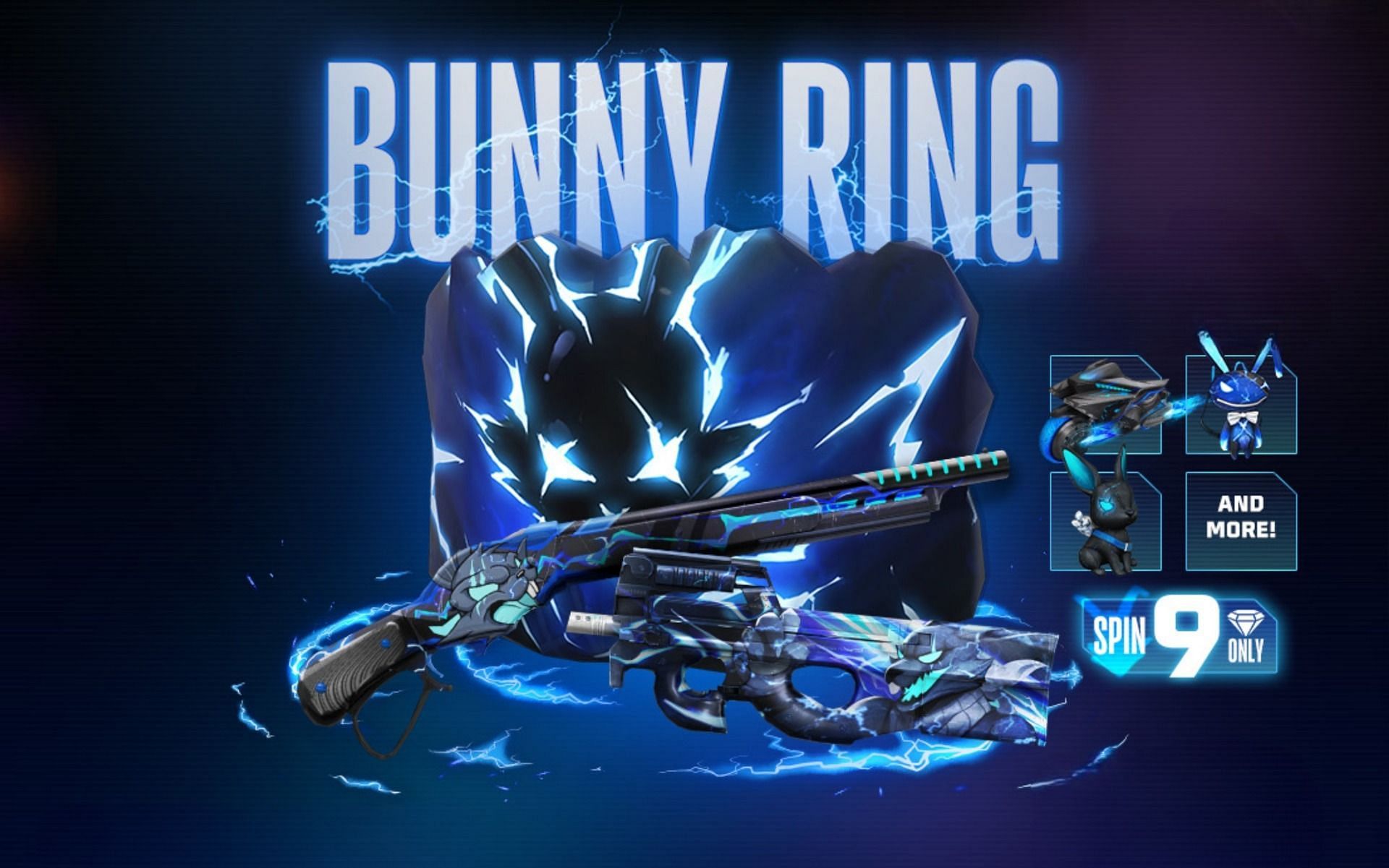 Bunny Ring event is currently active in the game, offering multiple themed rewards (Image via Garena)
