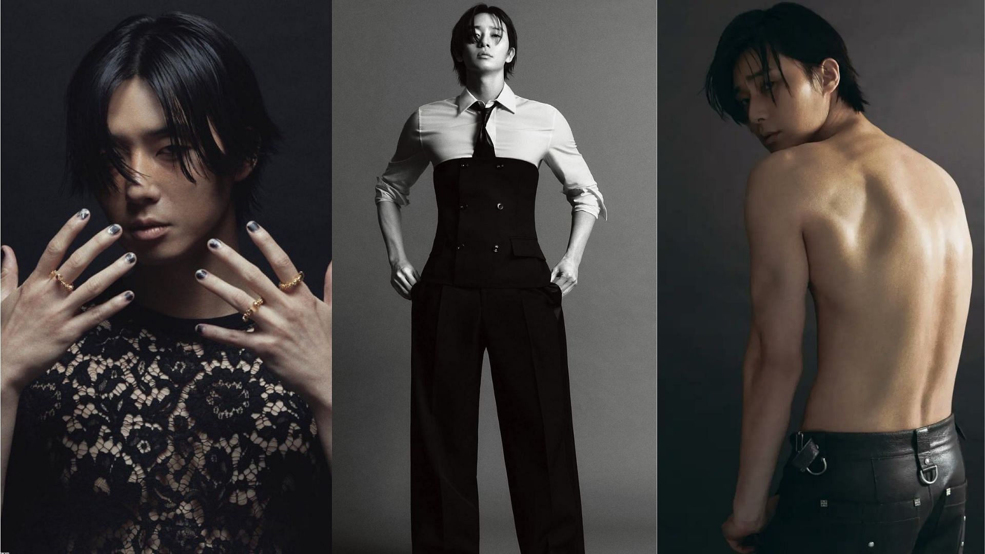 Park Seojoon shines in the latest photoshoot with Numero Tokyo (Photos via Twitter/ woogasquad5)