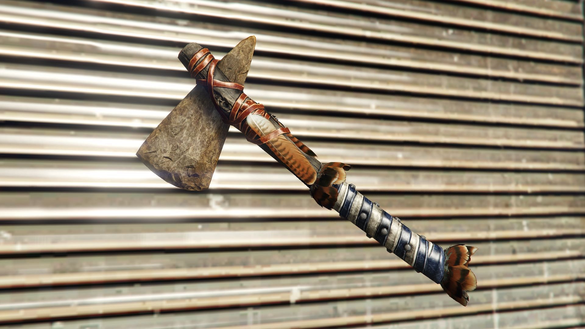 It may look ancient, but the Stone Hatchet is better than it looks (Image via GTA Wiki)