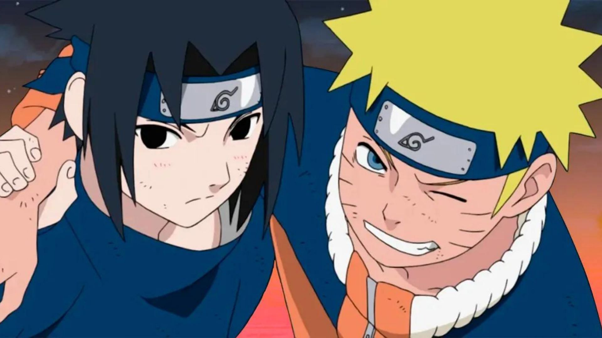 Sasuke Uchiha and Naruto Uzumaki as seen in the anime (Image via Studio Pierrot)