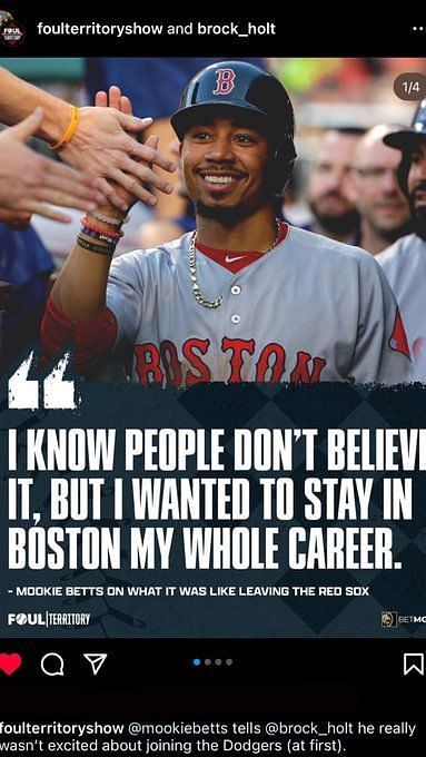 Why Red Sox Fans Shouldn't Blame Dodgers Signing Mookie Betts