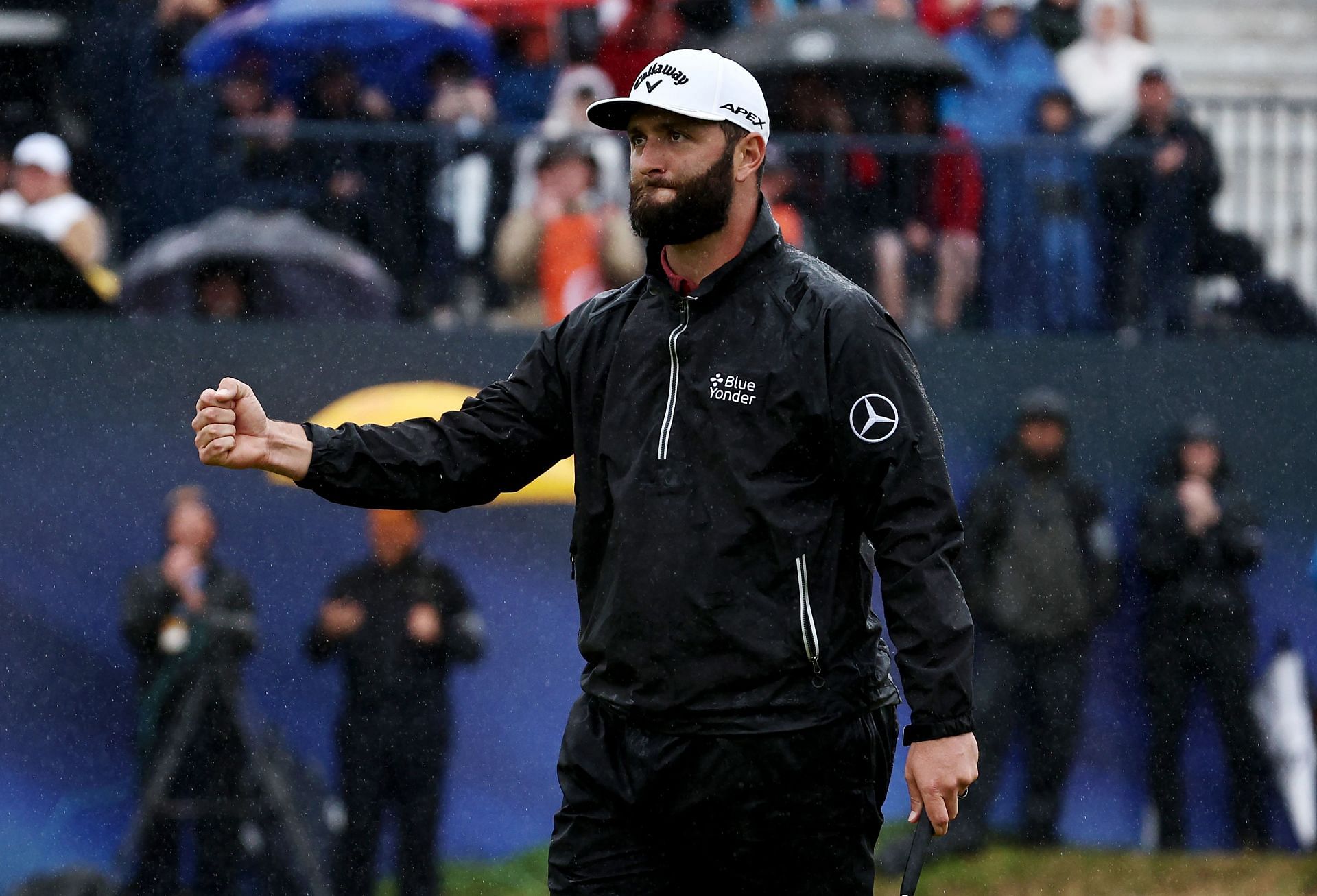 Jon Rahm at the 151st Open, Day Four