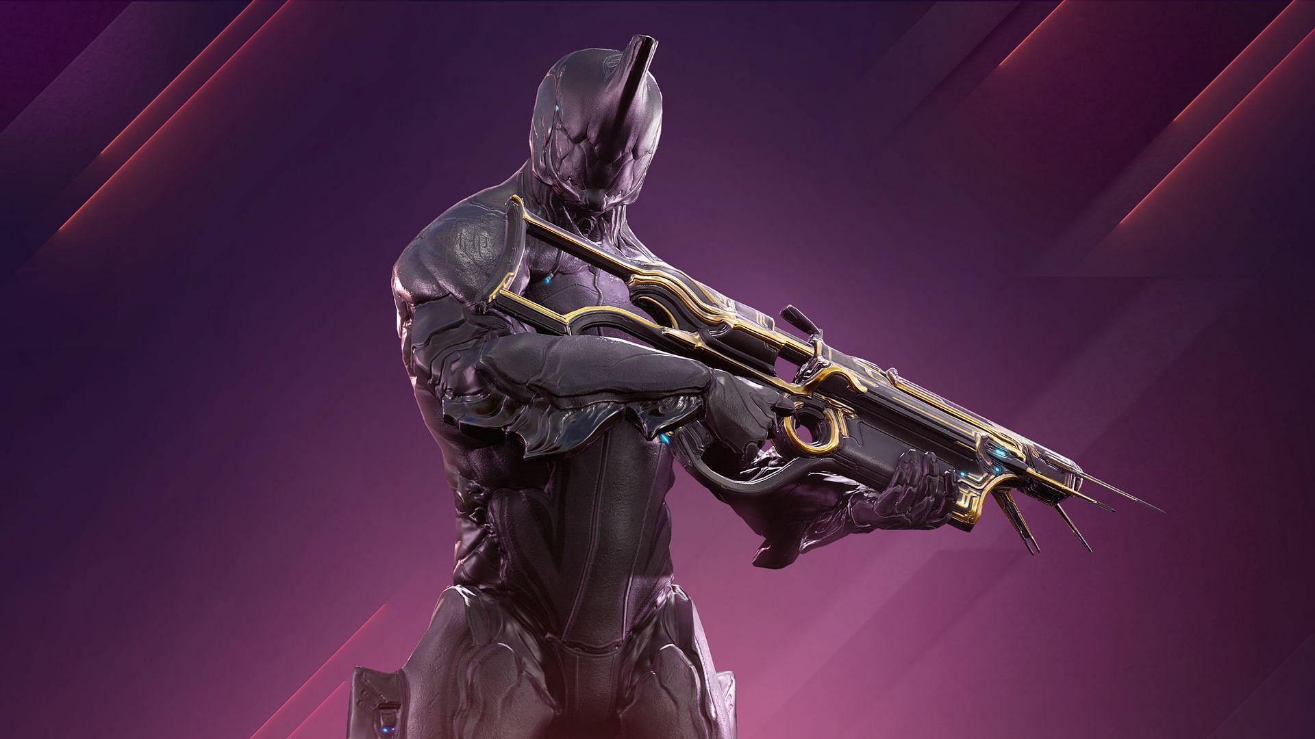 The Gotva Prime is a completely new in-game weapon introduced with TennoCon 2023 (Image via Digital Extremes)