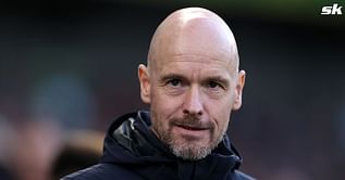 Manchester United boss Erik ten Hag fumes at official, who Mourinho claimed was a 'baseball referee', in Arsenal clash