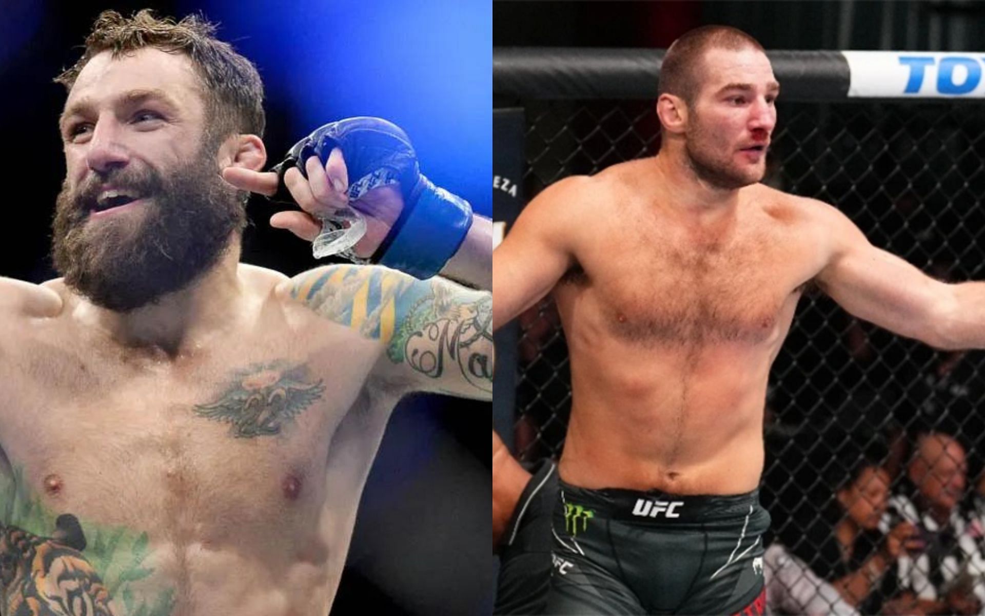 Michael Chiesa, Sean Strickland (Image Courtesy - MMA Junkie)