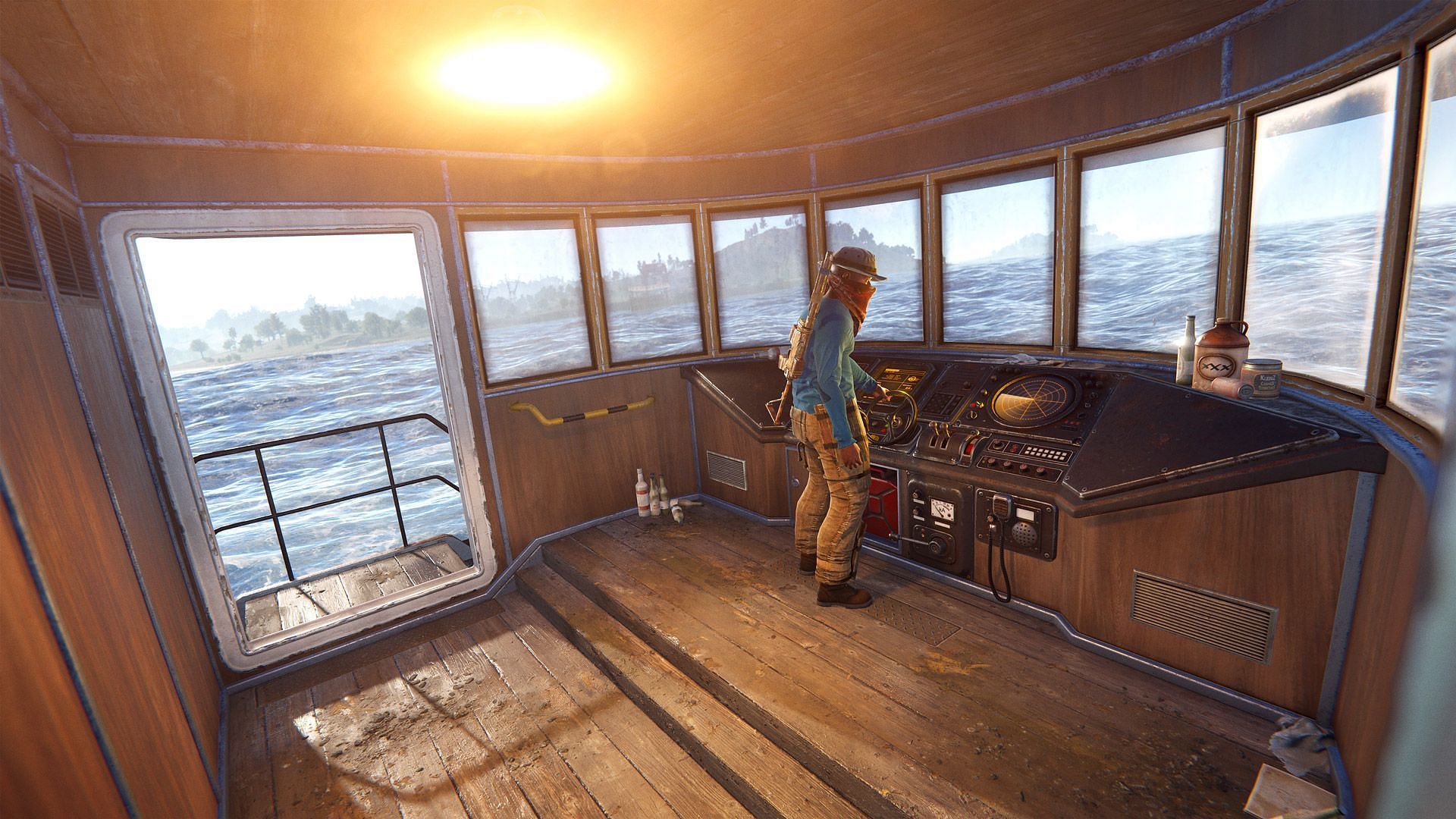 How to use the new Drivable Tugboats in Rust? (Image via Facepunch Studios)