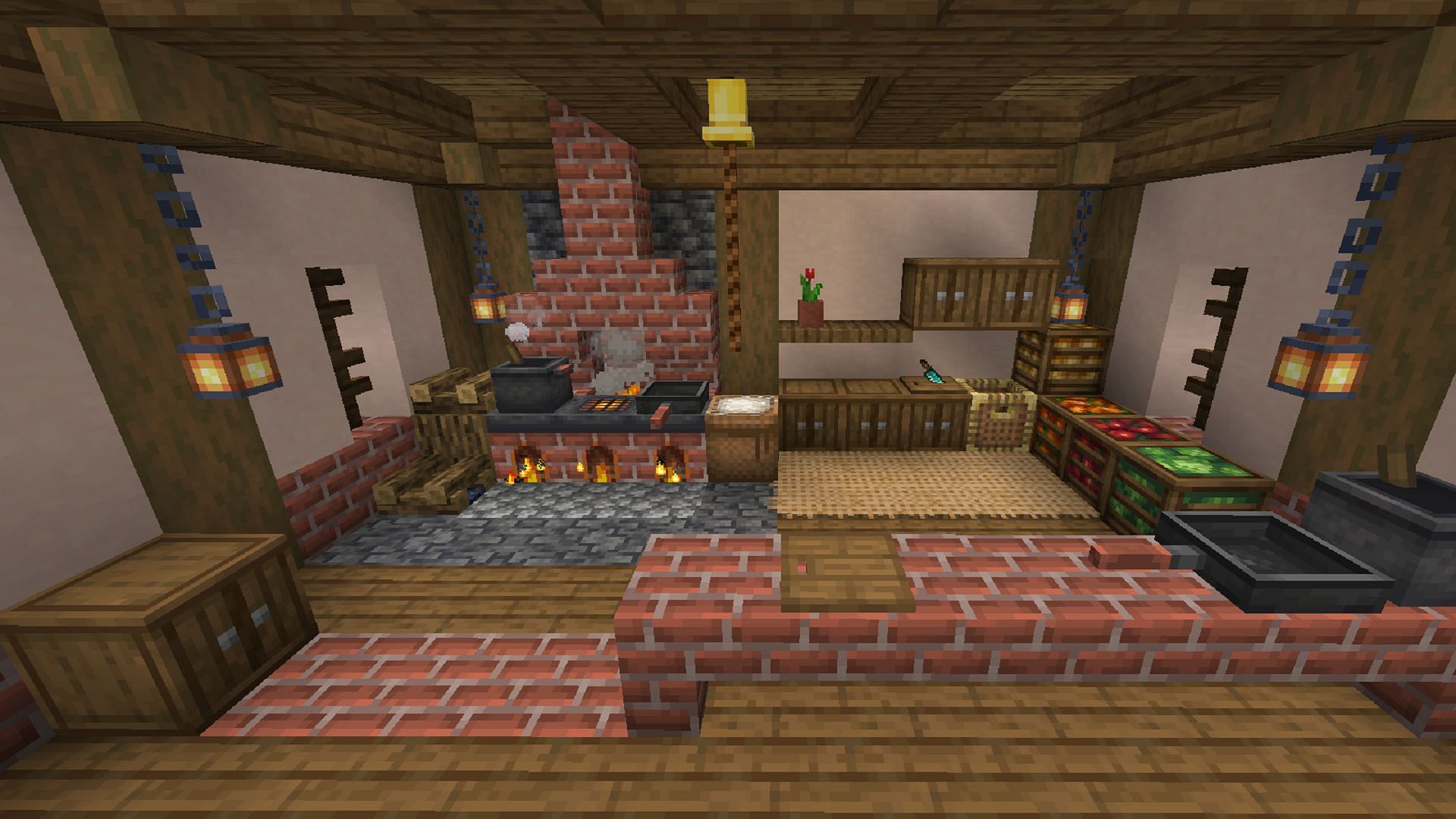 Minecraft Medieval Kitchen