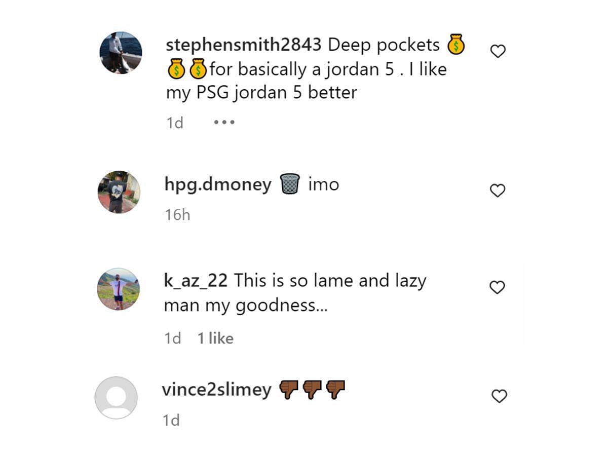 Fan comments (Image via Instagram)