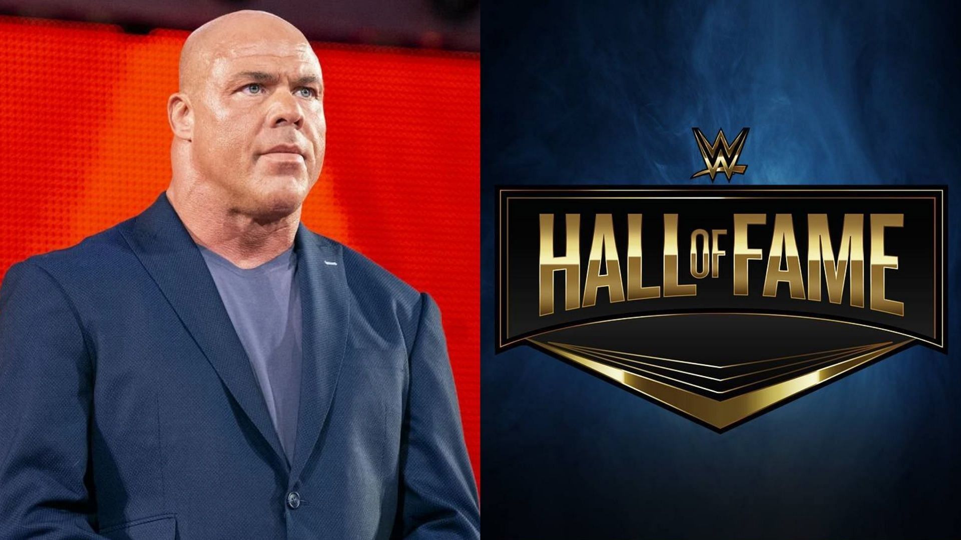 Kurt Angle was inducted to the WWE Hall of Fame in 2017.