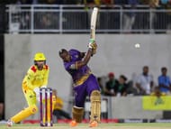 أندريه راسل في العمل. (الصورة بإذن من Twitter / Los Angeles Knight Riders)