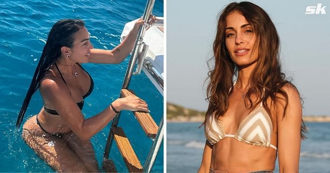 PSG superstar Achraf Hakimi's ex-wife likes Georgina Rodriguez's post as Cristiano Ronaldo's girlfriend shows off black bikini on Instagram
