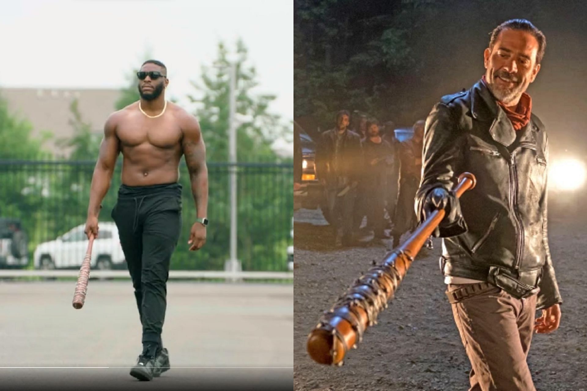 Micheal Clemons draws comparisons with Negan from Walking Dead after jacked training camp look goes viral