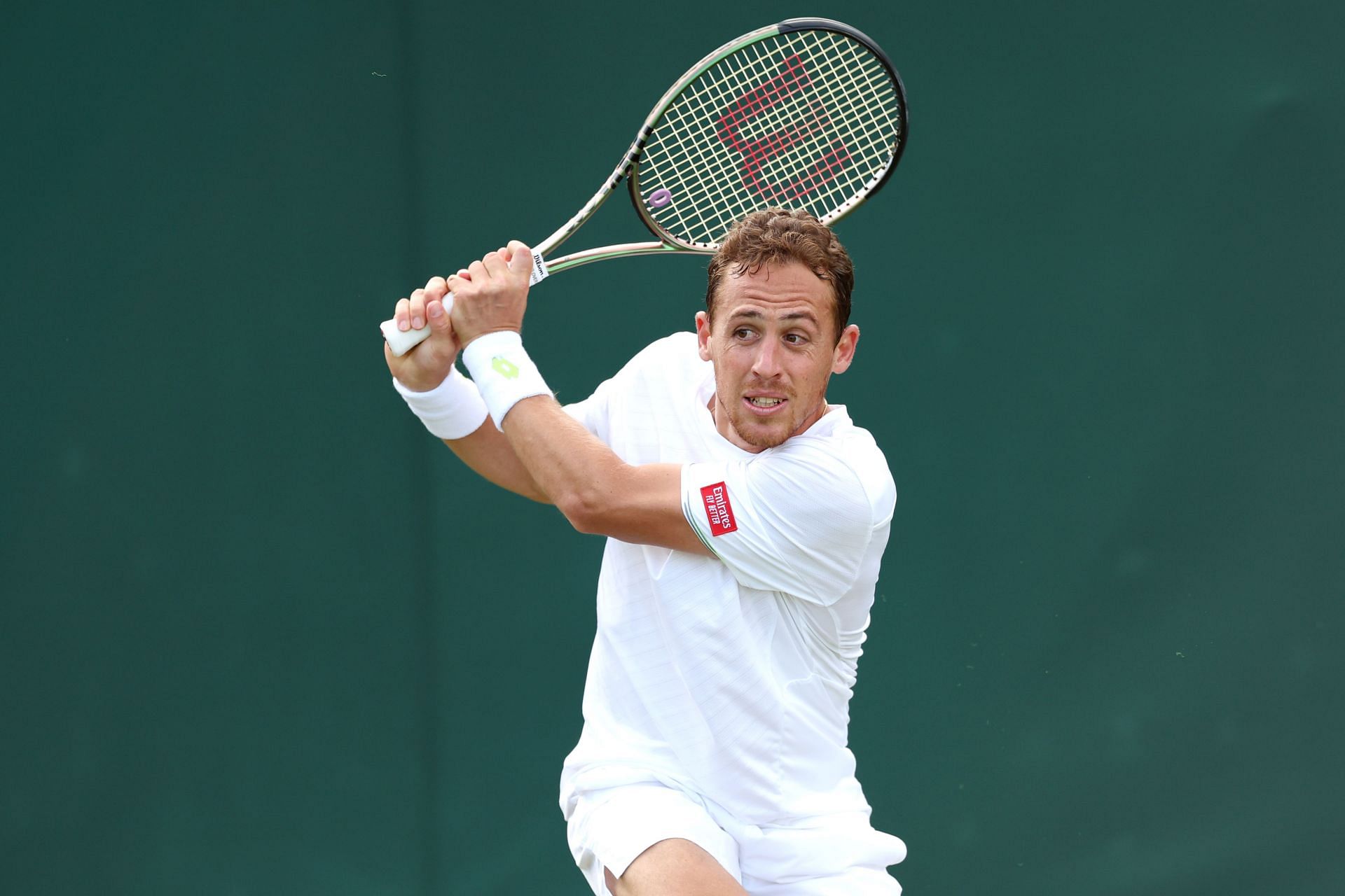 Carballes Baena is off the mark at Wimbledon.