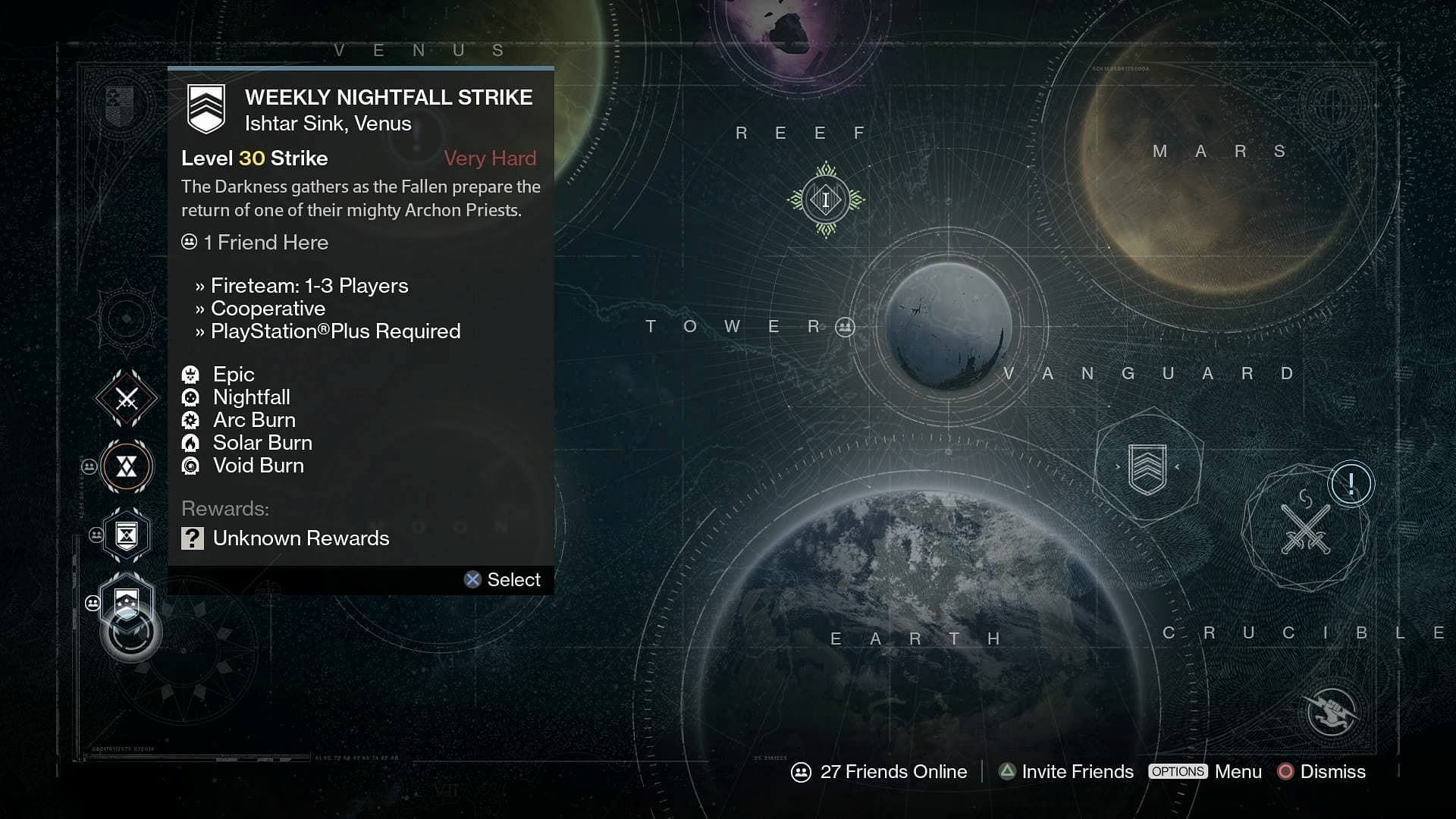 This emblem can only be earned through participating in Nightfall Strikes (Image via Bungie)