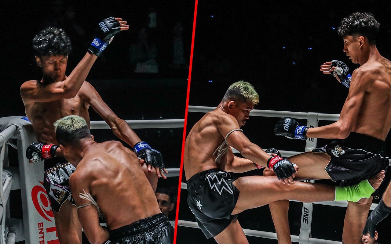 Superlek Kiatmoo9 and Nabil Anane at ONE Friday Fights 22 [Credit: ONE Championship]