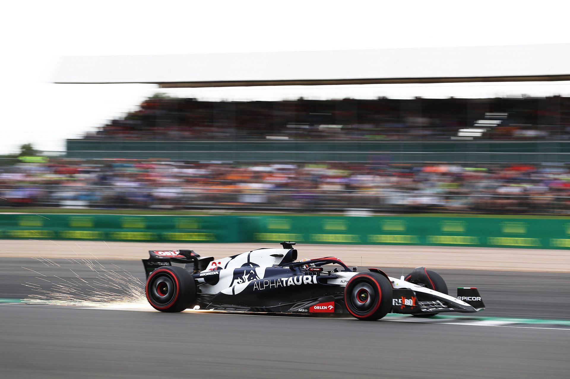 De Vries during the 2023 British GP weekend (Photo by Peter Fox/Getty Images)