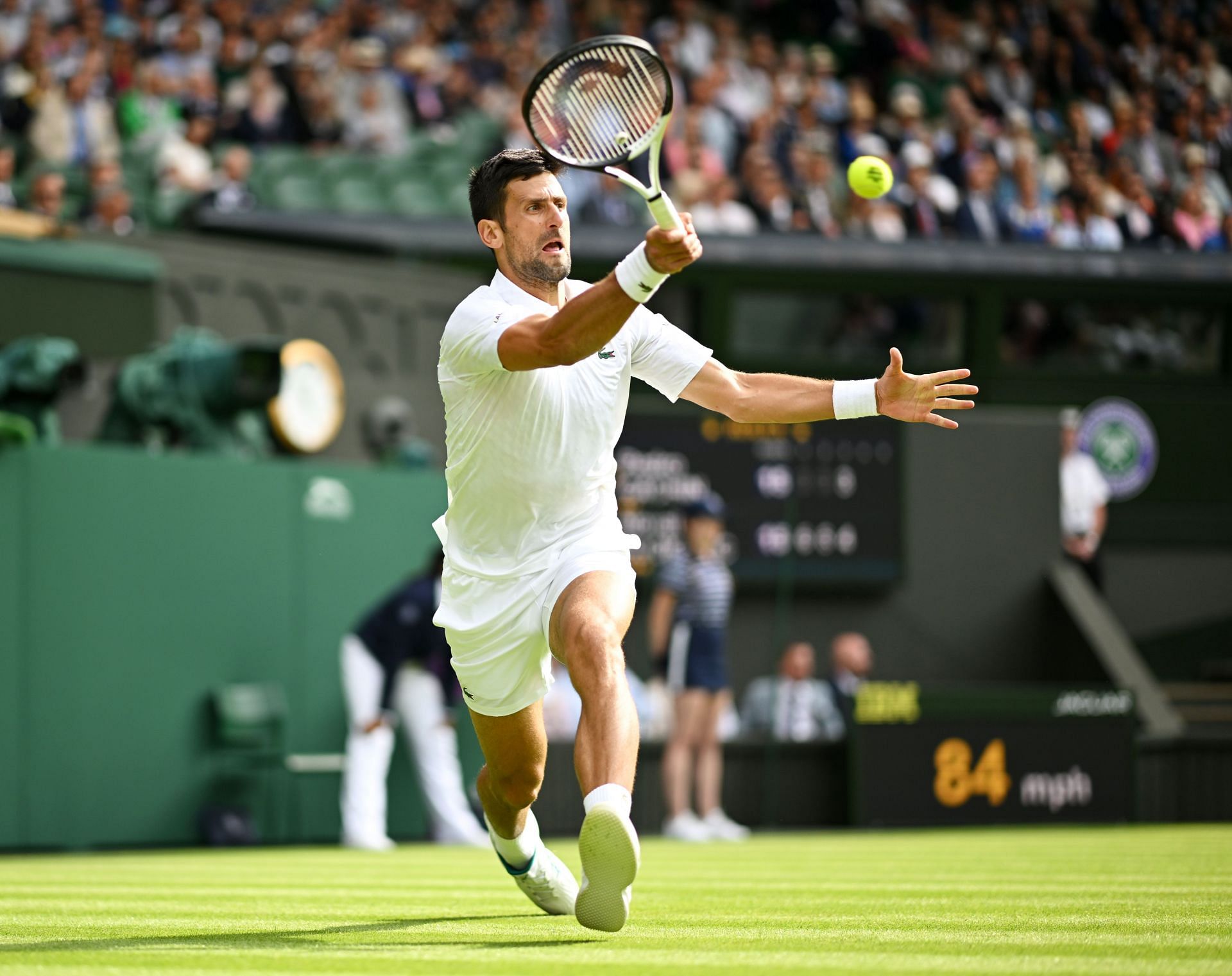 Djokovic is up and running at Wimbledon.