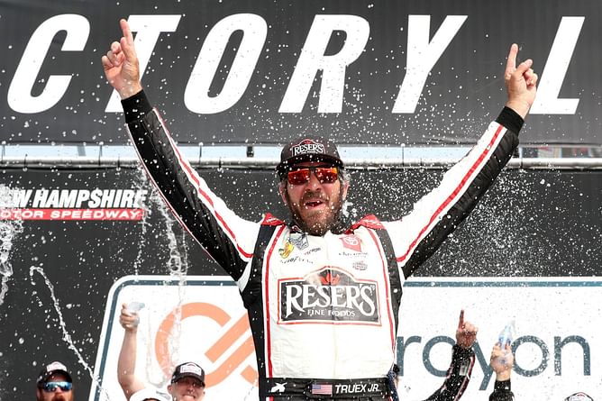 “Rest of the drivers gotta call him Daddy”: NASCAR fans react to Martin Truex Jr. schooling the grid and winning in New Hampshire