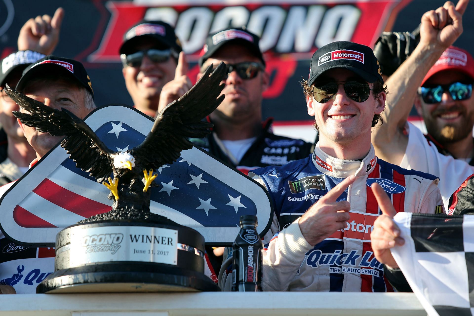 Ryan Blaney winning his first Cup Series race