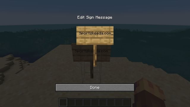 How to edit signs in Minecraft 1.20 update