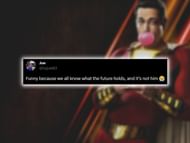 A fan's reaction to Zachary Levi's interview (Image via Twitter/Sportskeeda)