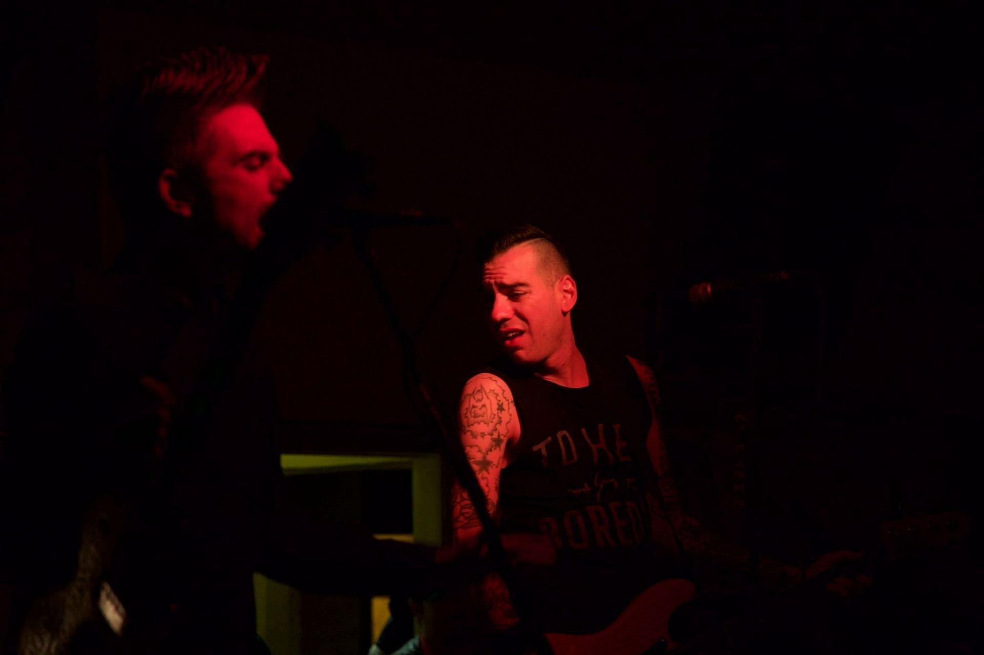Anti-Flag performs at the Red Dog in Peterborough, Ontario, Canada (Image via Getty Images) 
