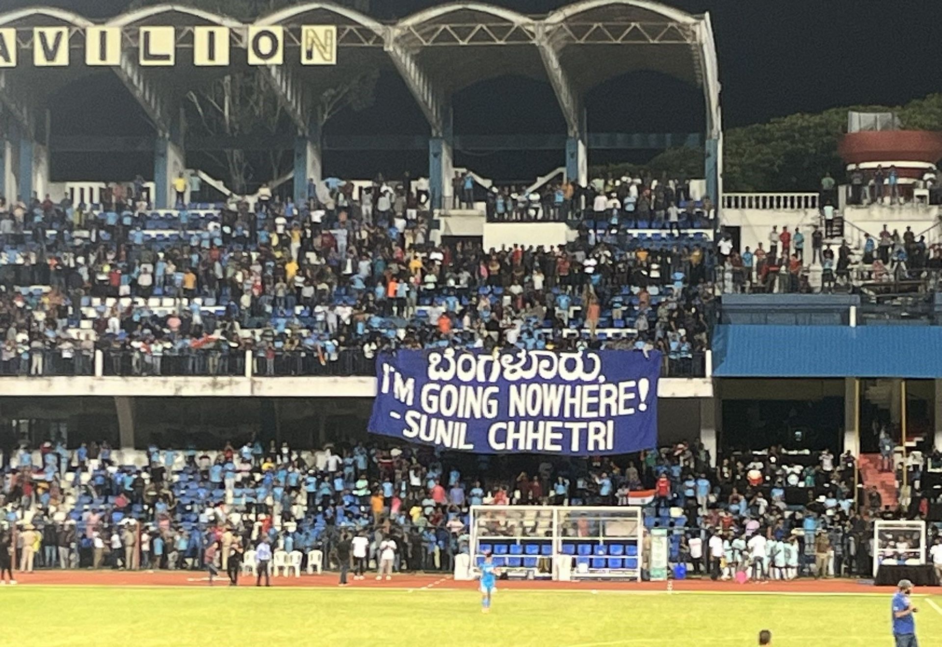 Sunil Chhetri has signed a contract extension with Bengaluru FC (Image Credits: Twitter) 