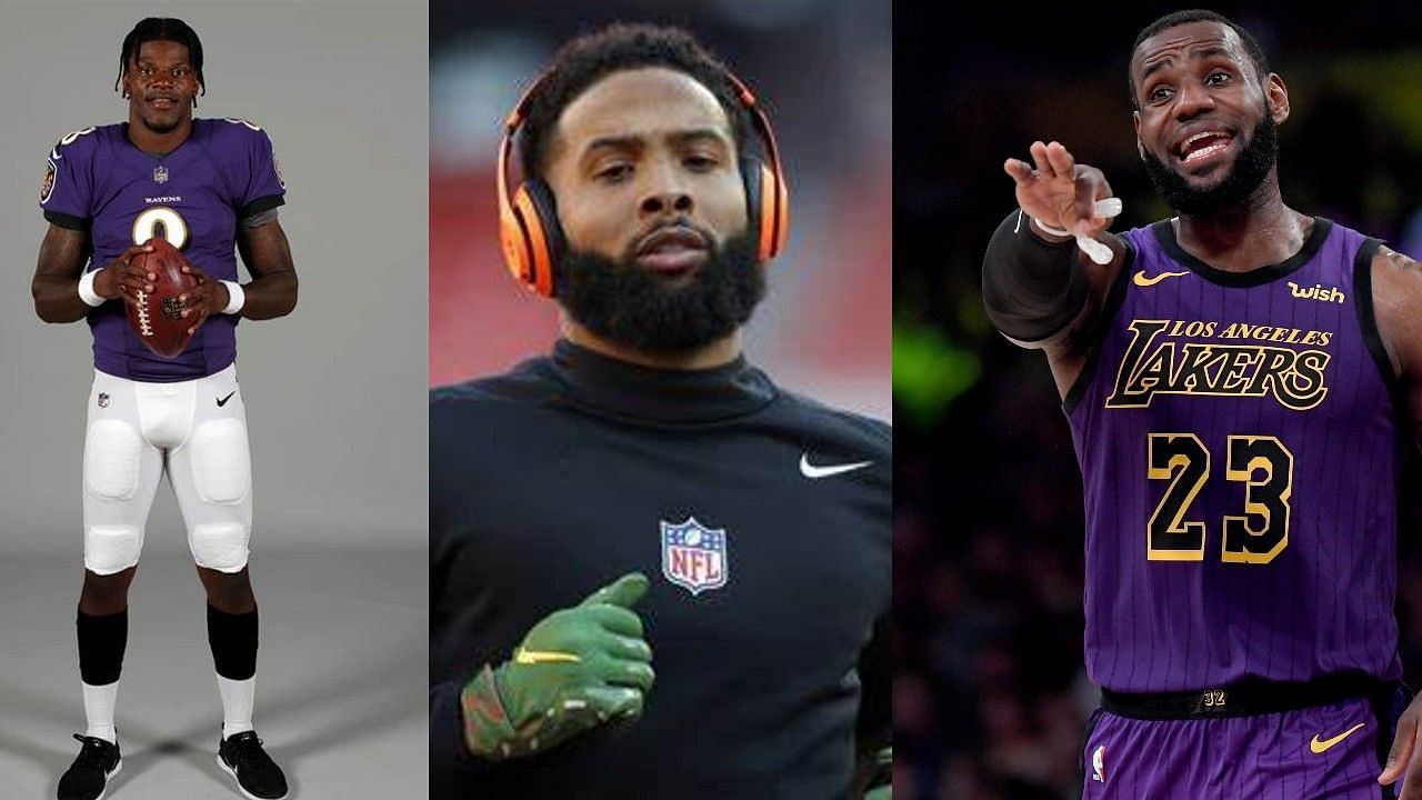 NBA Champion LeBron James has something to say about Lamar Jackson and Odell Beckham Jr.