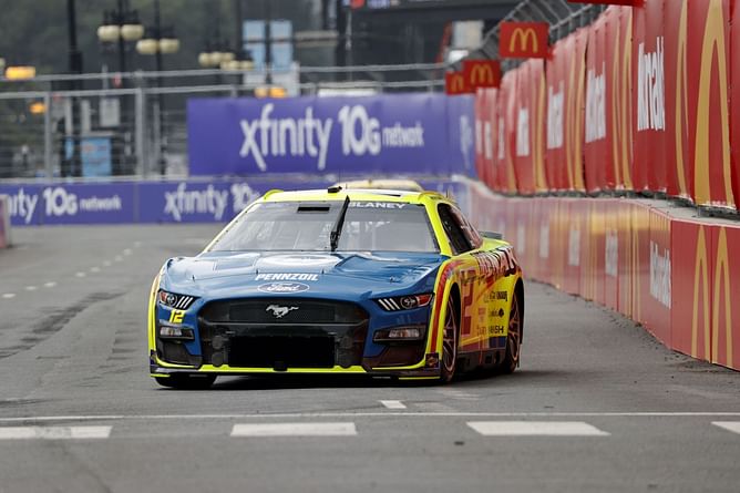 NASCAR star Ryan Blaney talks about concussion-like symptoms observed on Monday