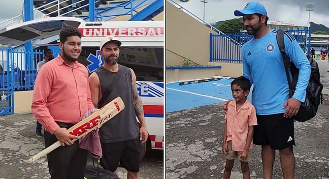 [Watch] “Smiles, selfies, autographs” – Rohit Sharma and Co. spend quality time with fans in Trinidad ahead of IND vs WI 2nd Test