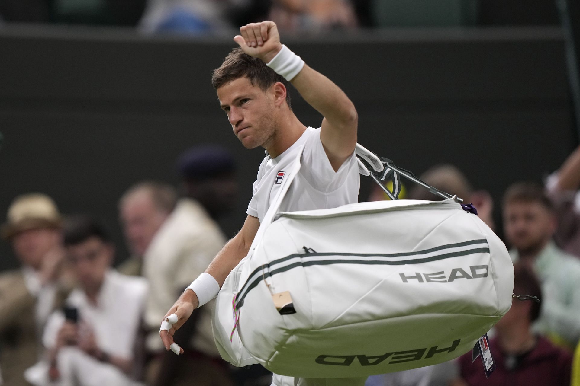 Diego Schwartzman at the 2023 Wimbledon Championships