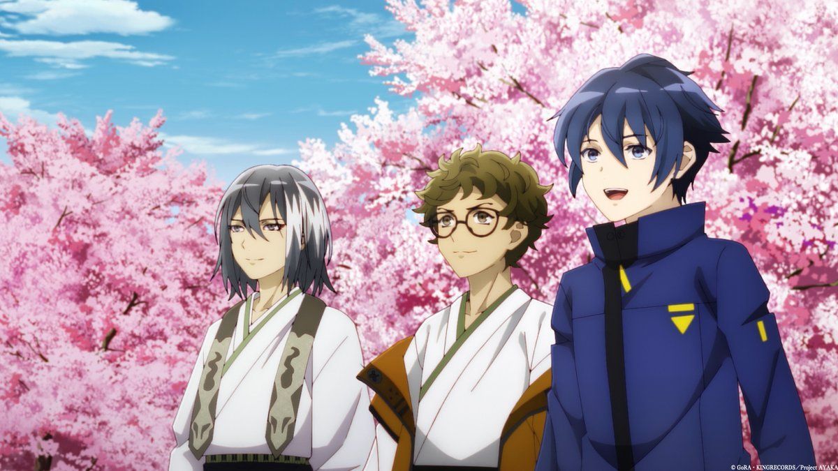 Yukito and Kurama&#039;s two students as seen in episode 4 (Image via Studio Blanc)